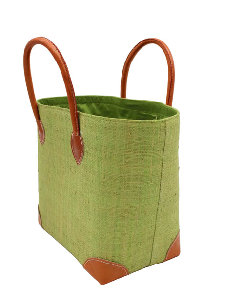 Augustine Straw Basket Bag