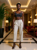 Sandbar Stripes-Linen Blend Pants